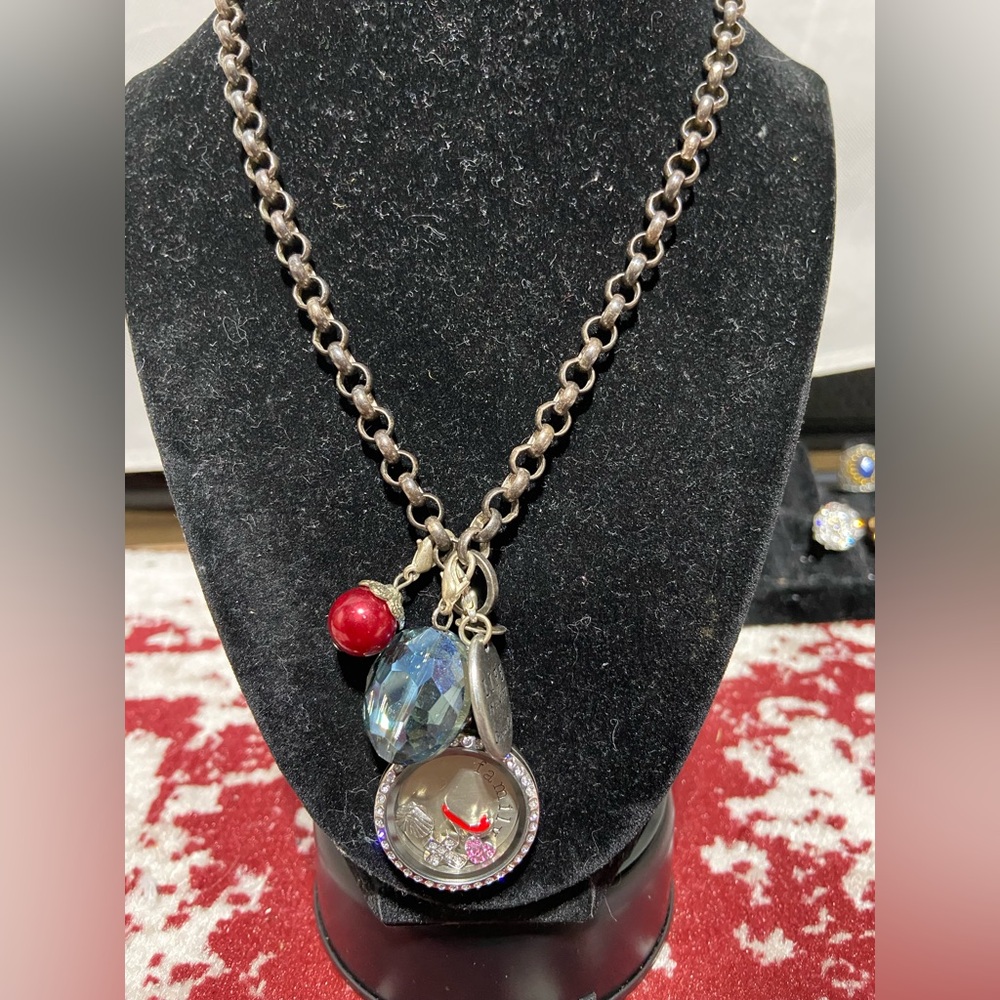 Origami Owl Rolo Charm Necklace Themed Family